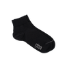 nisa merino ankle socks in black