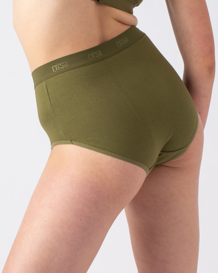 JADE Modest Organic Linen Panties, Natural Lacy Ladys Knickers, Plus Size  Women Boxer Briefs 